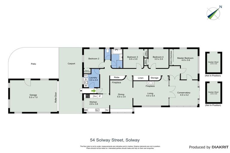 Photo of property in 54 Solway Street, Solway, Masterton, 5810