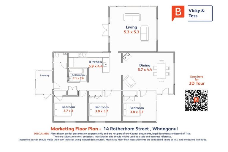 Photo of property in 14 Rotherham Street, Aramoho, Whanganui, 4500
