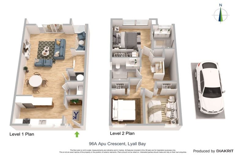 Photo of property in 96 Apu Crescent, Lyall Bay, Wellington, 6022