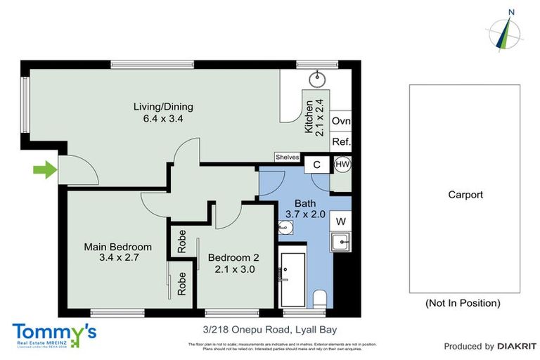 Photo of property in 3/218 Onepu Road, Lyall Bay, Wellington, 6022