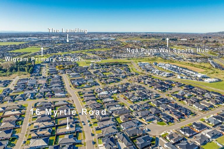 Photo of property in 16 Myrtle Road, Wigram, Christchurch, 8025