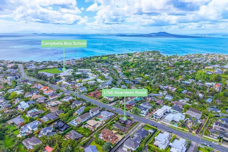 Photo of property in 1/56 Aberdeen Road, Campbells Bay, Auckland, 0620