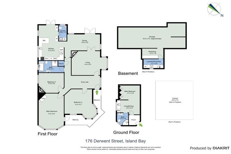 Photo of property in 176 Derwent Street, Island Bay, Wellington, 6023