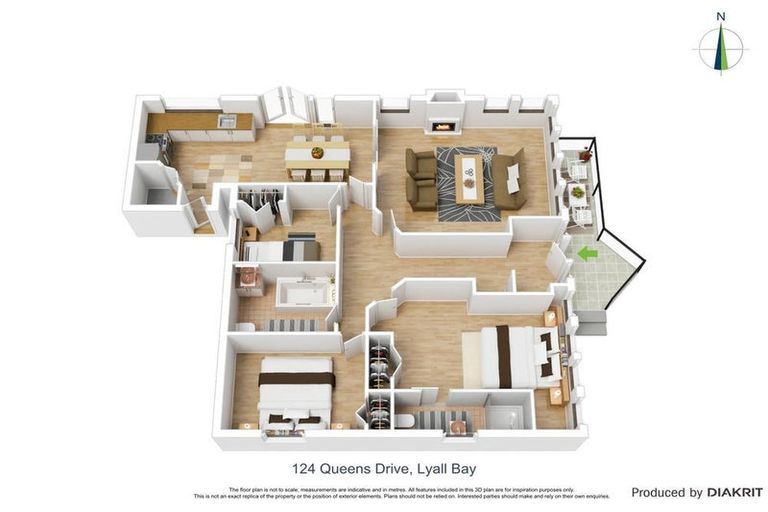 Photo of property in 124 Queens Drive, Lyall Bay, Wellington, 6022