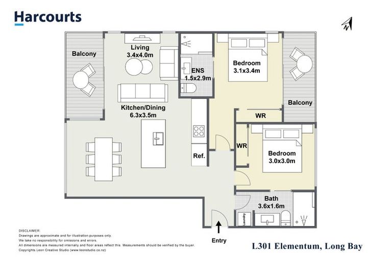 Photo of property in 301/84c Te Oneroa Way, Long Bay, Auckland, 0630