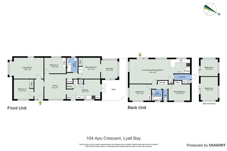 Photo of property in 104 Apu Crescent, Lyall Bay, Wellington, 6022
