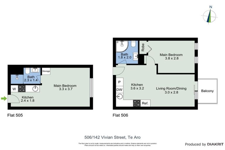 Photo of property in Dual Apartments, 506/142u Vivian Street, Te Aro, Wellington, 6011