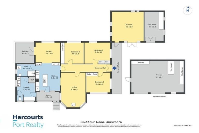 Photo of property in 352 Kauri Road, Onewhero, 2697