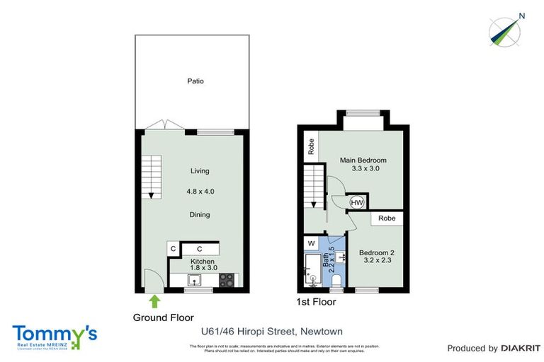 Photo of property in Hiropi St Village, 61/46u Hiropi Street, Newtown, Wellington, 6021