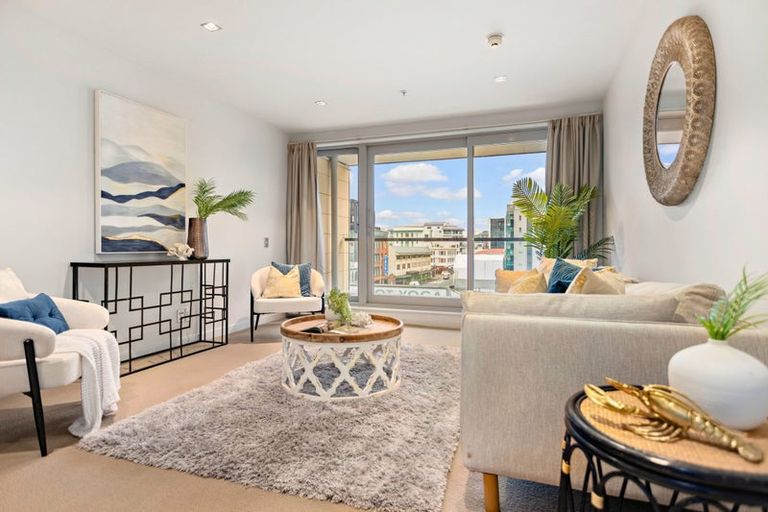 Photo of property in Monument Apartments, 4d/245 Wakefield Street, Te Aro, Wellington, 6011