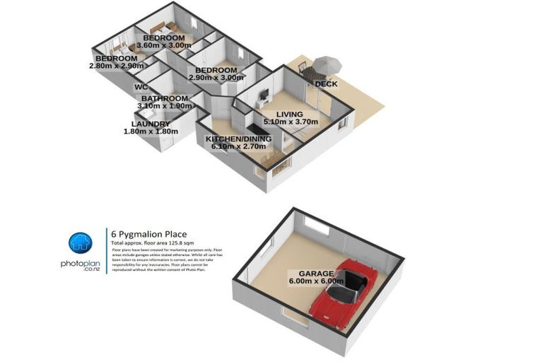 Photo of property in 6 Pygmalion Place, Dinsdale, Hamilton, 3204