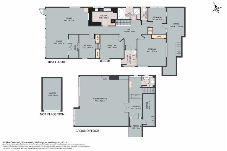 Photo of property in 37 The Crescent, Roseneath, Wellington, 6011