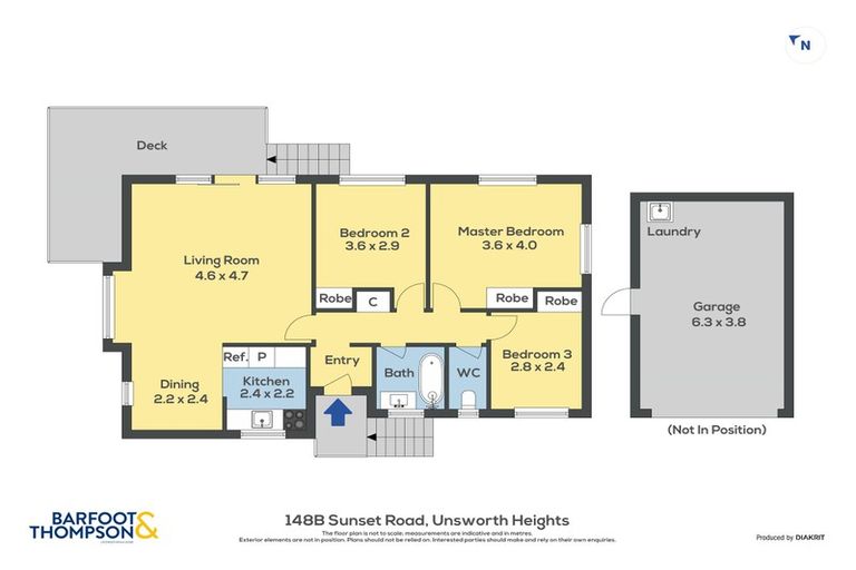 Photo of property in 2/148 Sunset Road, Unsworth Heights, Auckland, 0632