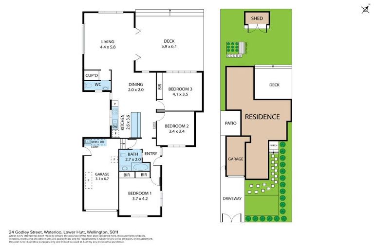 Photo of property in 24 Godley Street, Waterloo, Lower Hutt, 5011