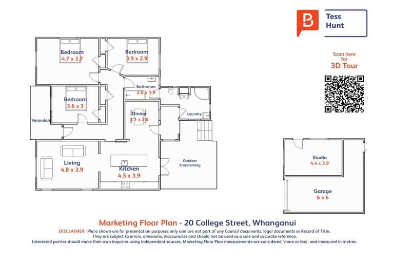 Photo of property in 20 College Street, College Estate, Whanganui, 4500