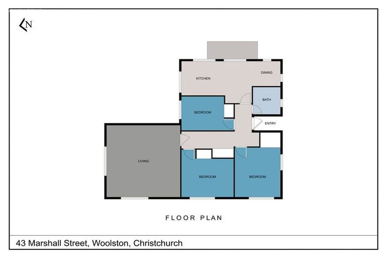 Photo of property in 43 Marshall Street, Woolston, Christchurch, 8023