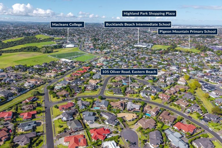 Photo of property in 105 Oliver Road, Eastern Beach, Auckland, 2012