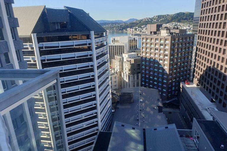 Photo of property in Terrace Heights Apartments, 11c/163 The Terrace, Wellington Central, Wellington, 6011