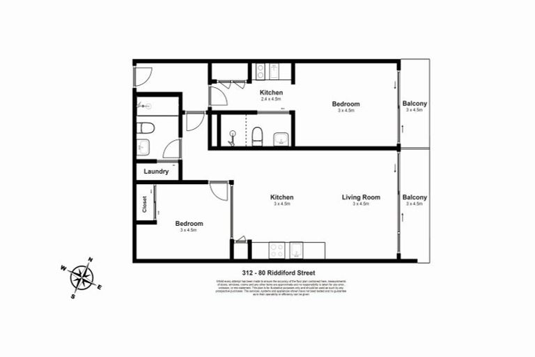 Photo of property in Masina Apartments, 312/80u Riddiford Street, Newtown, Wellington, 6021