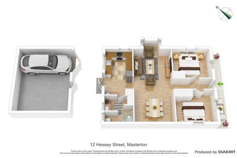 Photo of property in 12 Hessey Street, Masterton, 5810