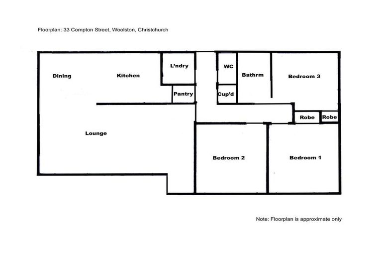 Photo of property in 33 Compton Street, Woolston, Christchurch, 8062